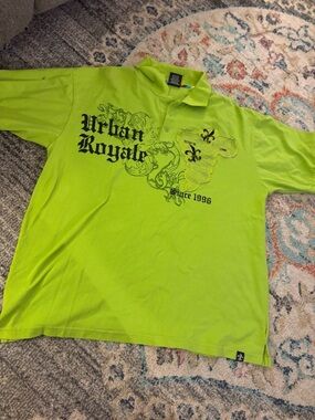 Men's Polo Shirt - Lime Green
